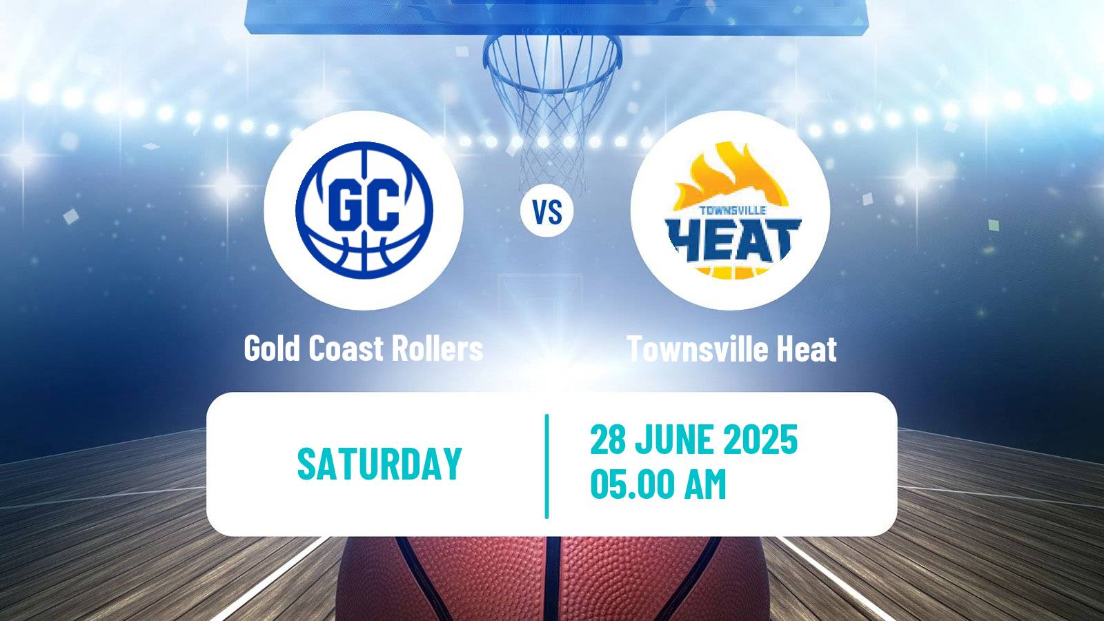 Basketball Australian NBL1 North Gold Coast Rollers - Townsville Heat