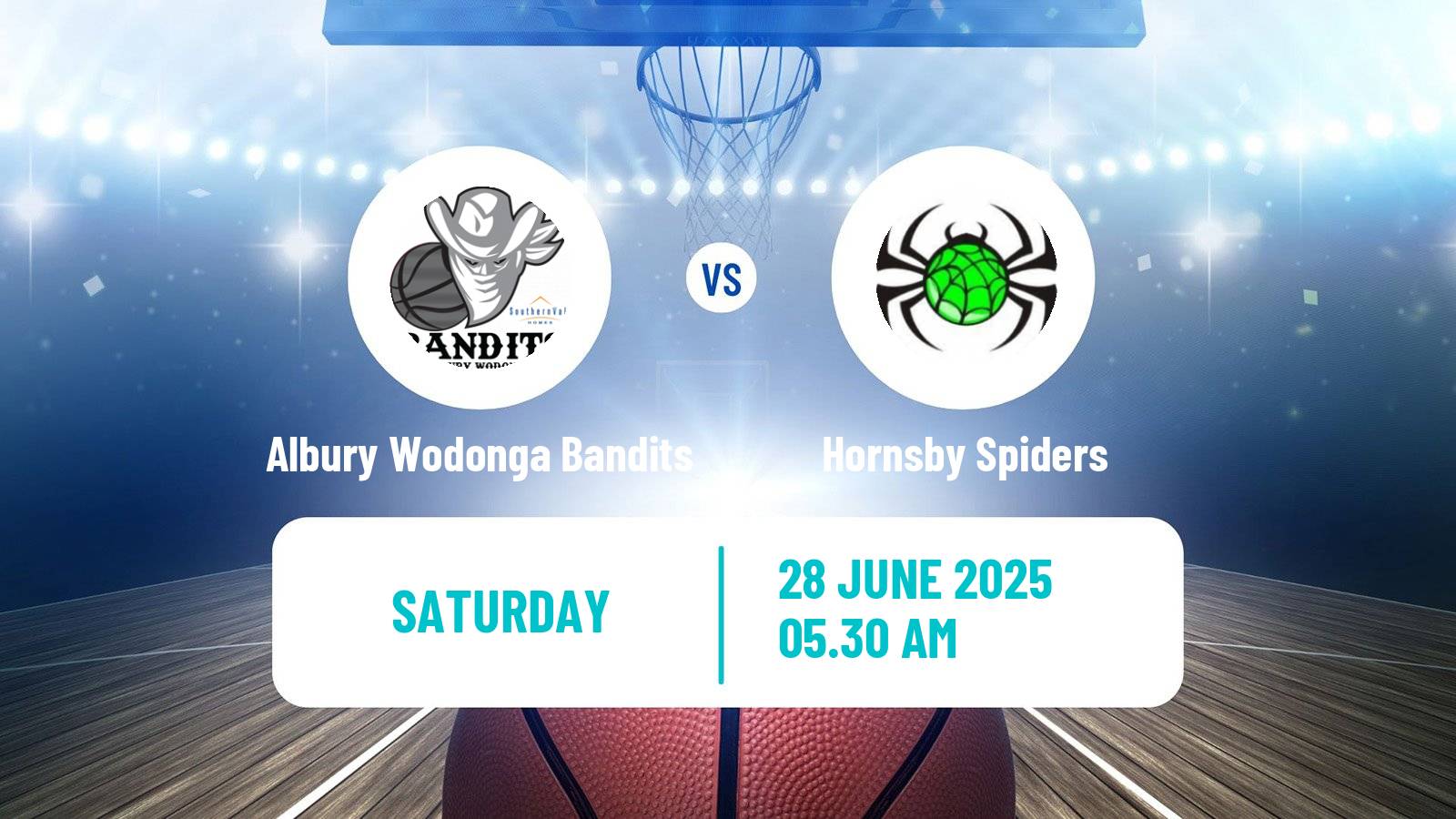 Basketball Australian NBL1 East Albury Wodonga Bandits - Hornsby Spiders