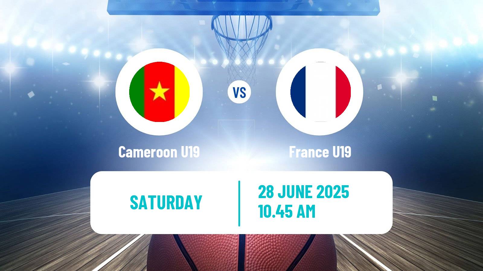 Basketball World Championship U19 Basketball Cameroon U19 - France U19