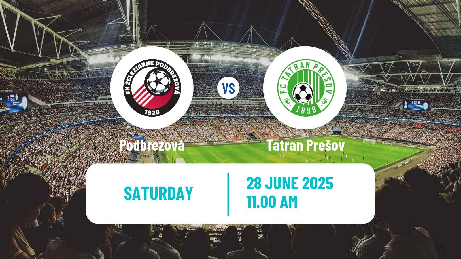 Soccer Club Friendly Podbrezová - Tatran Prešov