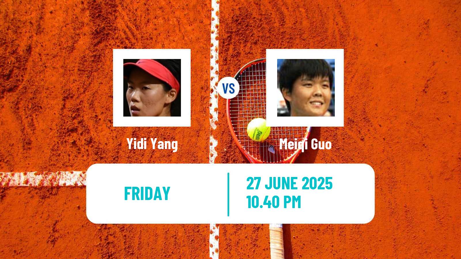 Tennis ITF W15 Maanshan 7 Women Yidi Yang - Meiqi Guo