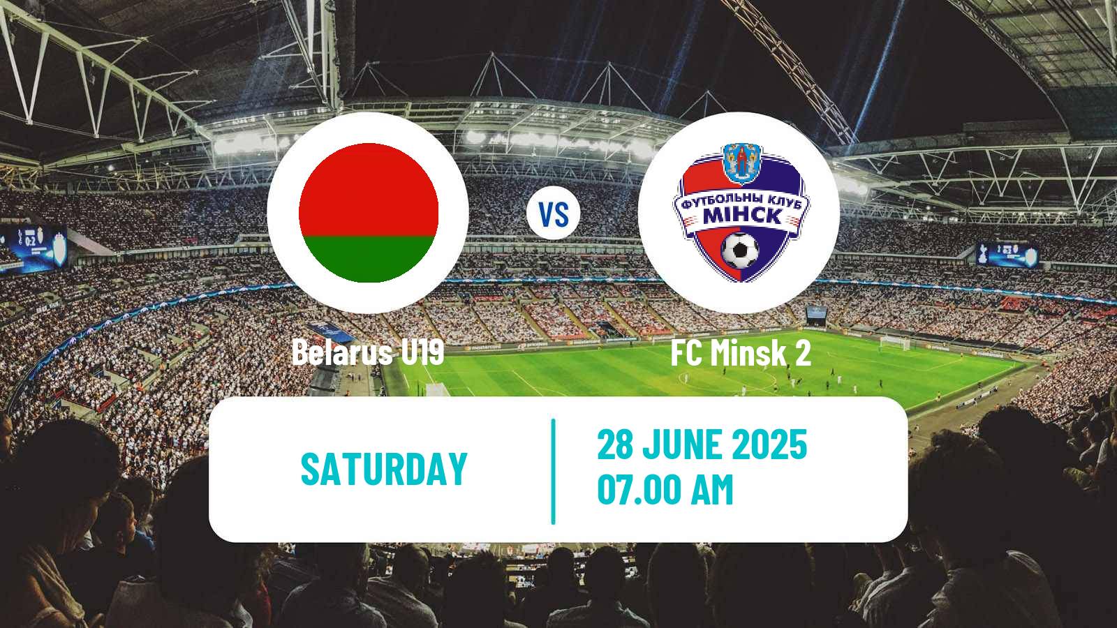 Soccer Belarusian Pershaya Liga Belarus U19 - Minsk 2