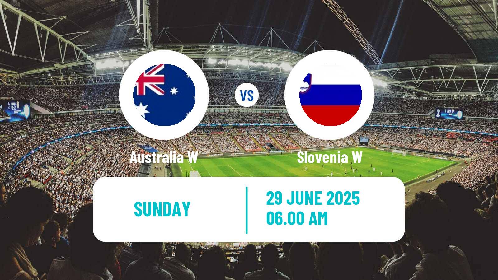 Soccer Friendly International Women Australia W - Slovenia W