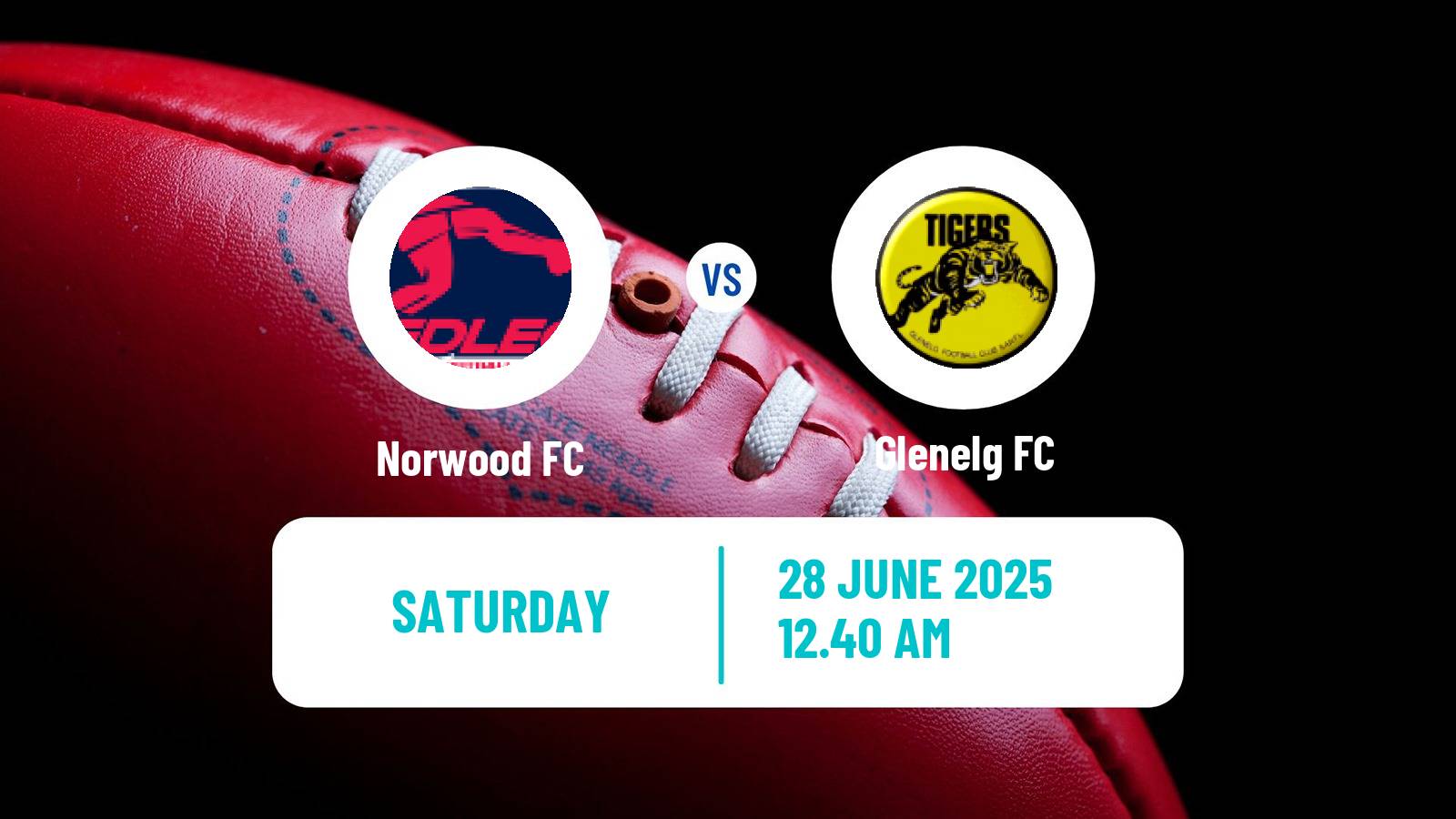 Aussie rules SANFL Norwood - Glenelg