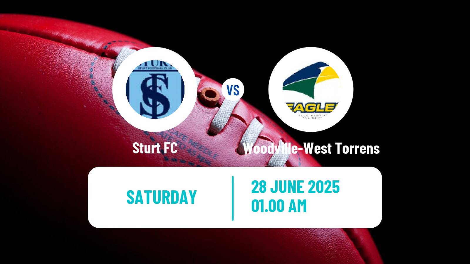 Aussie rules SANFL Sturt - Woodville-West Torrens