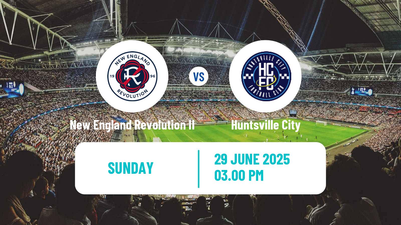 Soccer MLS Next Pro New England Revolution II - Huntsville City
