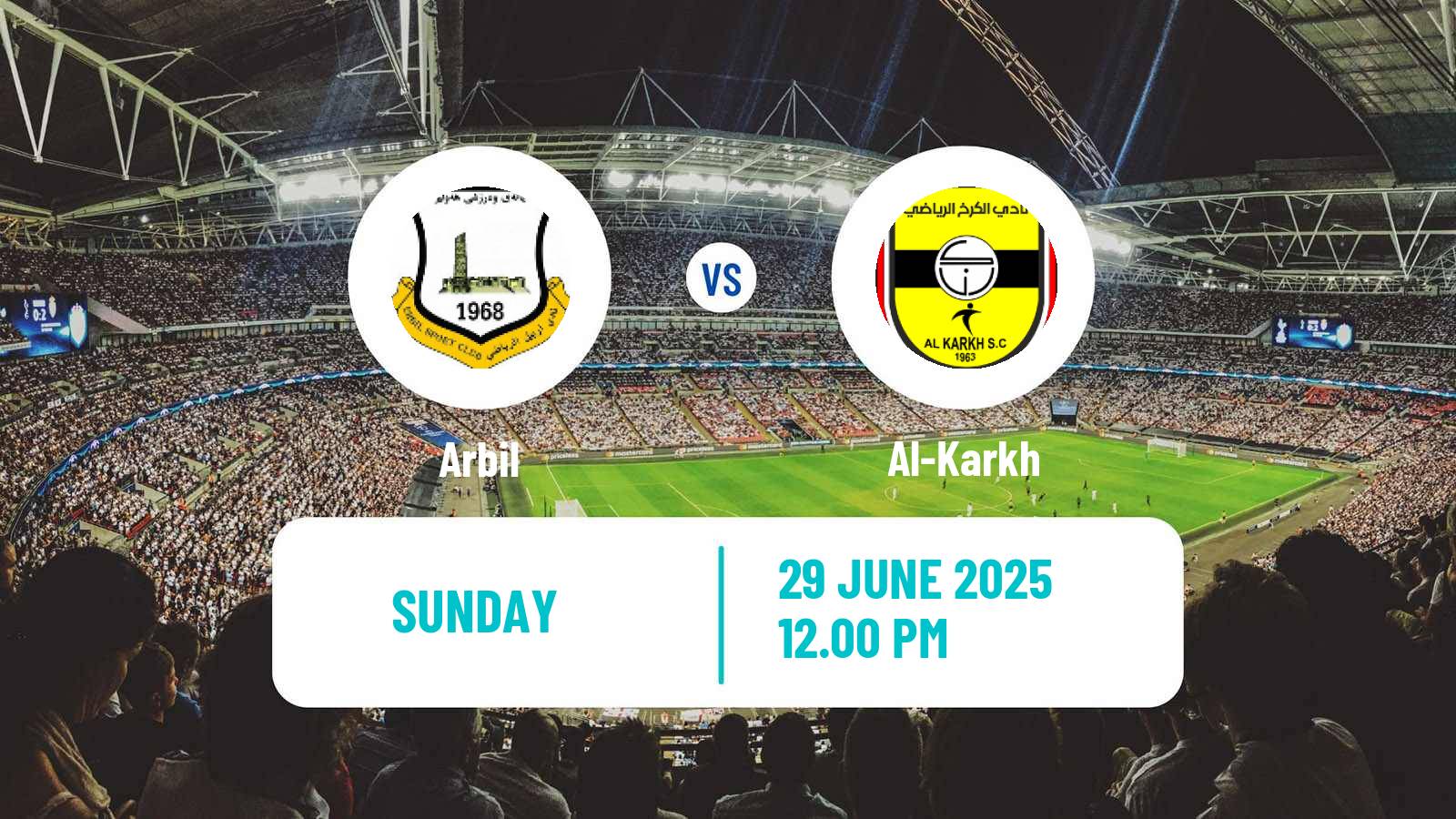 Soccer Iraqi Premier League Arbil - Al-Karkh
