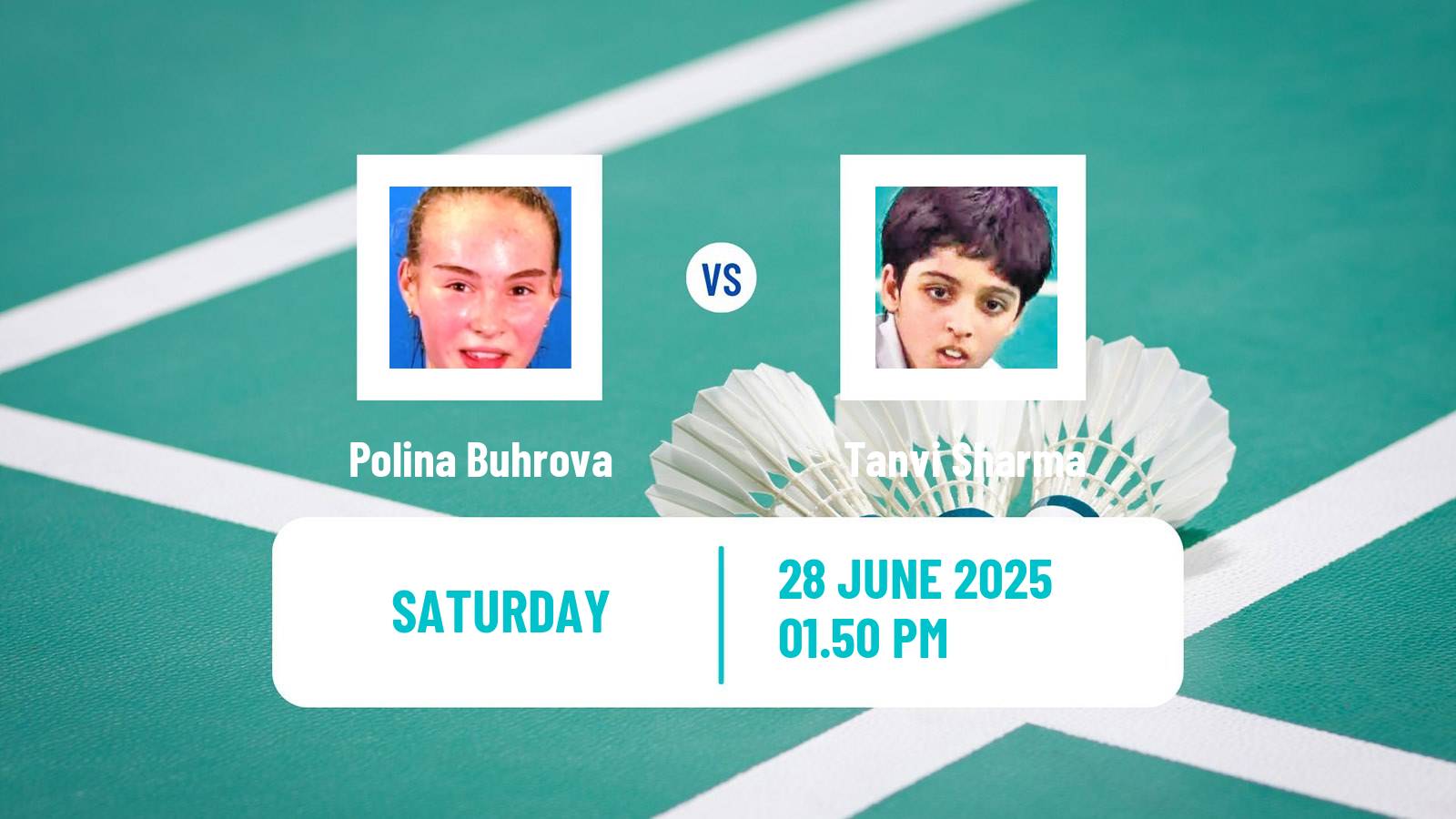 Badminton BWF World Tour Us Open Women Polina Buhrova - Tanvi Sharma