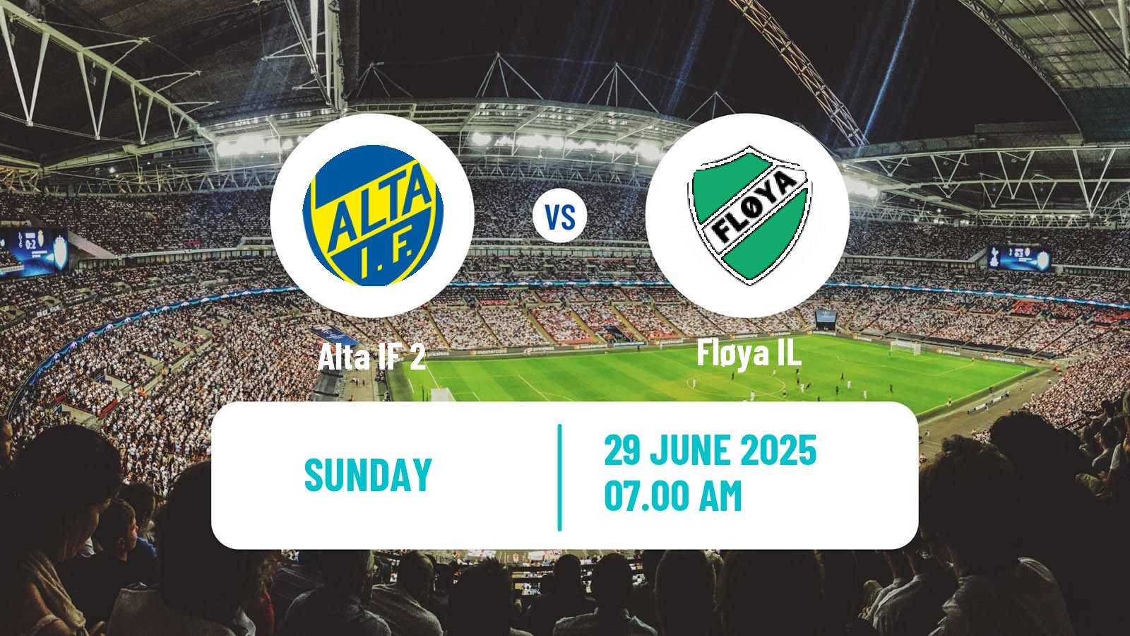 Soccer Norwegian Division 3 - Group 1 Alta 2 - Fløya