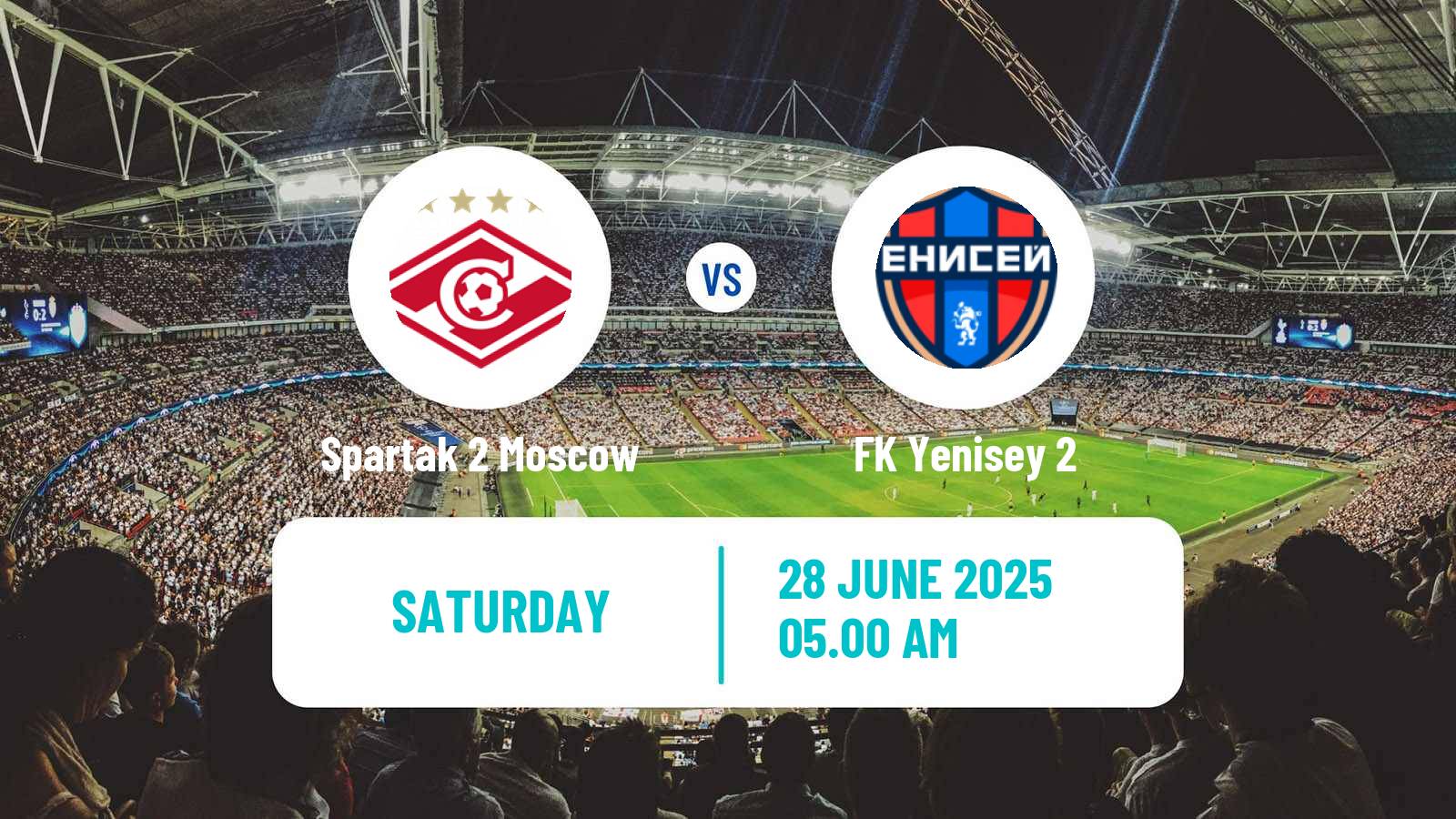 Soccer FNL 2 Division B Group 2 Spartak 2 Moscow - Yenisey 2
