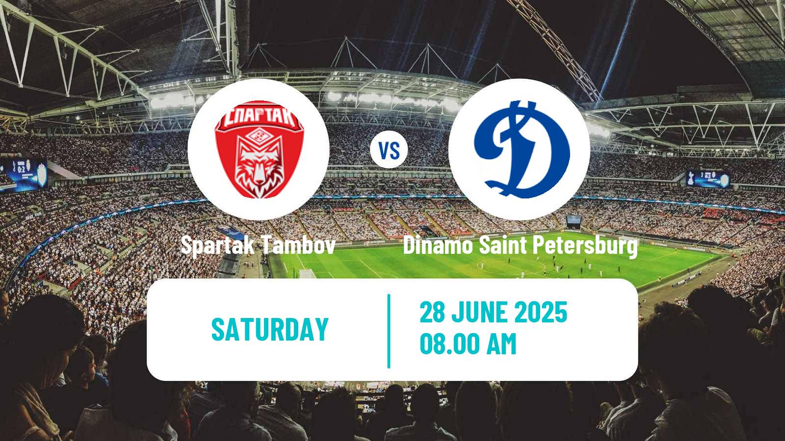 Soccer FNL 2 Division B Group 3 Spartak Tambov - Dinamo Saint Petersburg