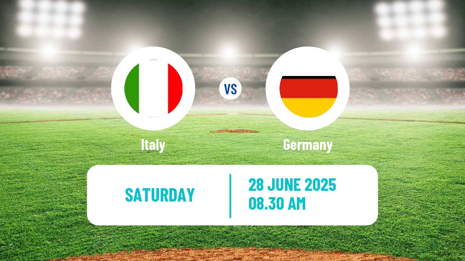 Baseball Prague Baseball Week Italy - Germany
