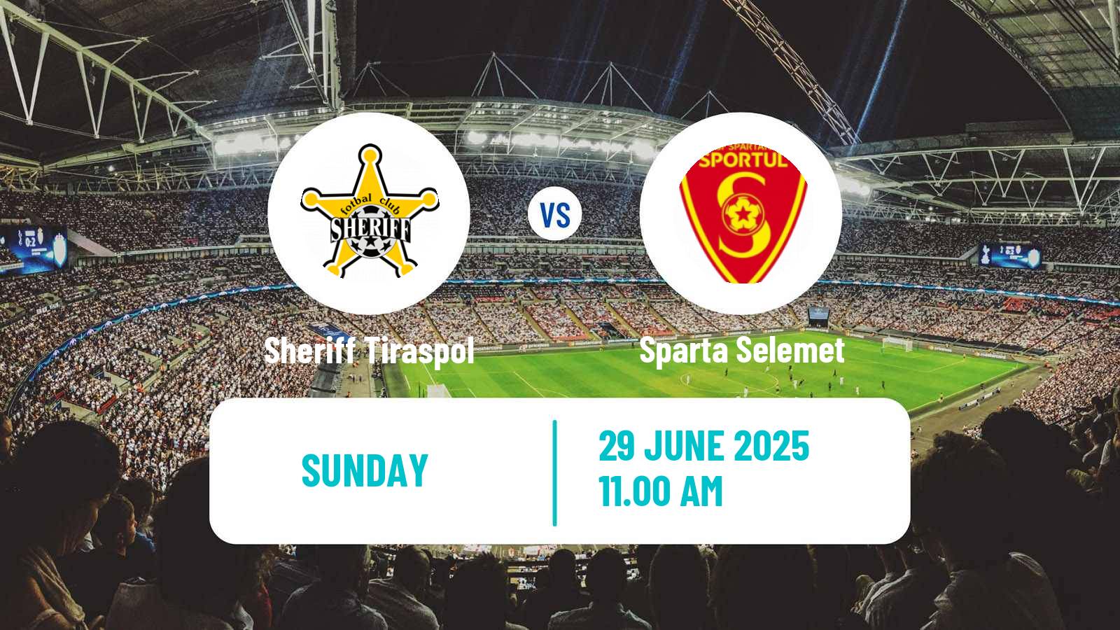 Soccer Moldovan Super Liga Sheriff Tiraspol - Sparta Selemet