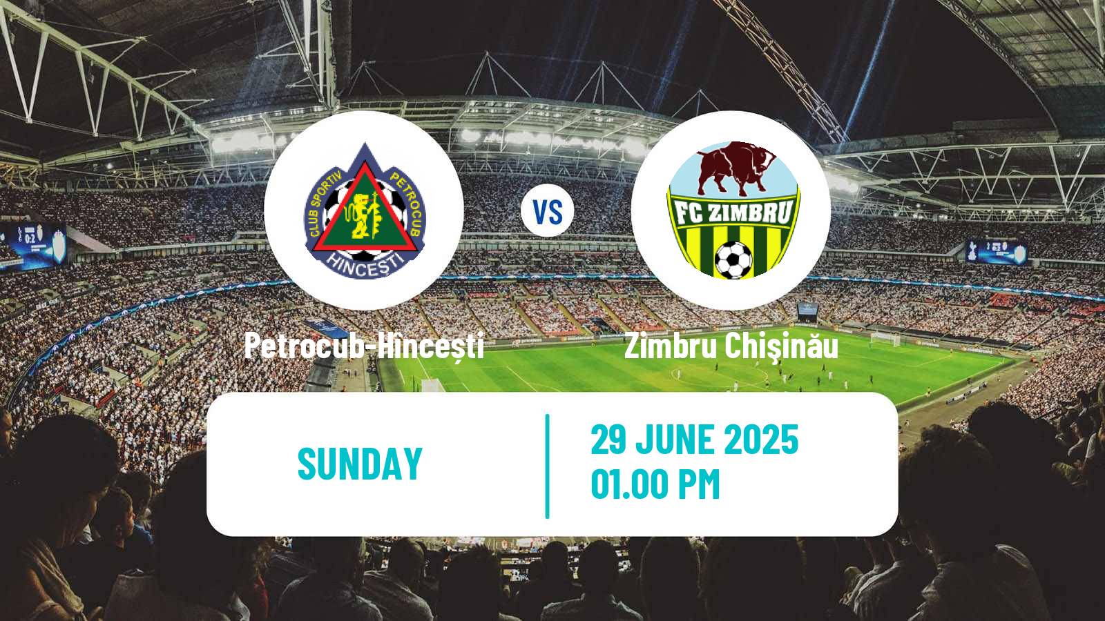 Soccer Moldovan Super Liga Petrocub-Hîncești - Zimbru Chişinău