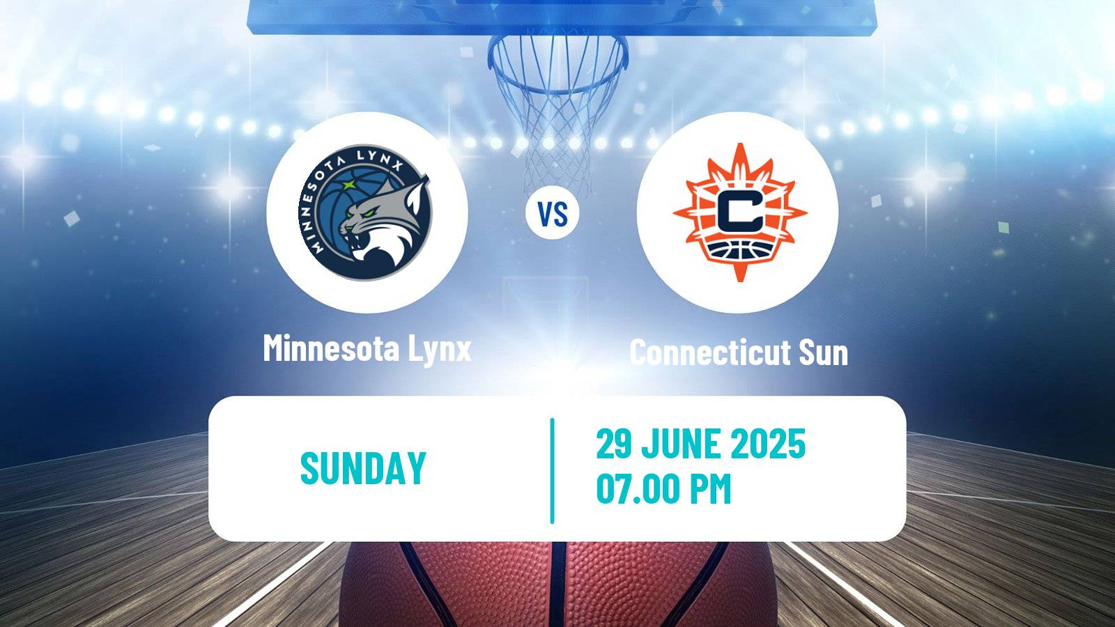Basketball WNBA Minnesota Lynx - Connecticut Sun