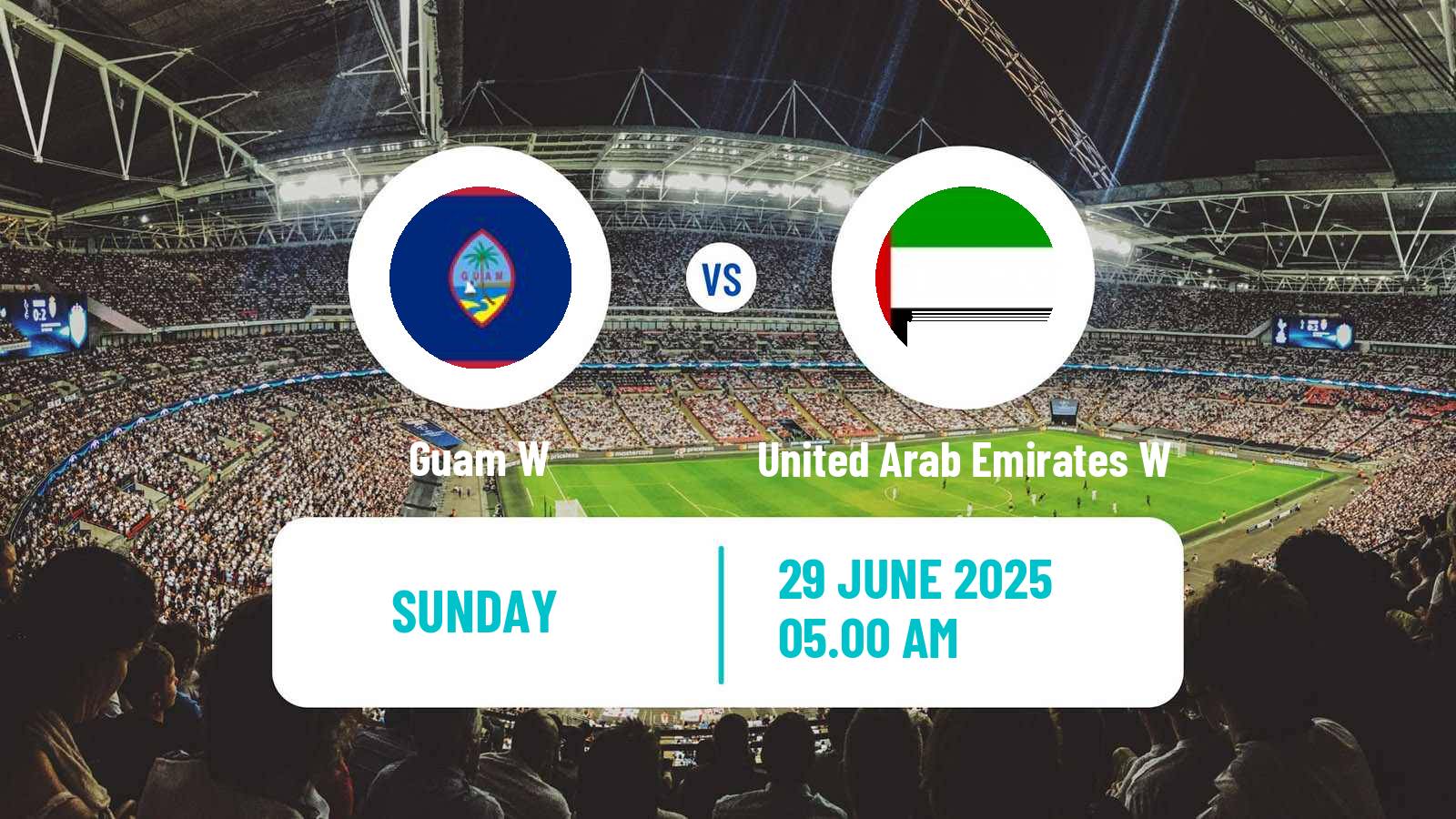 Soccer Asian Cup Women Guam W - United Arab Emirates W