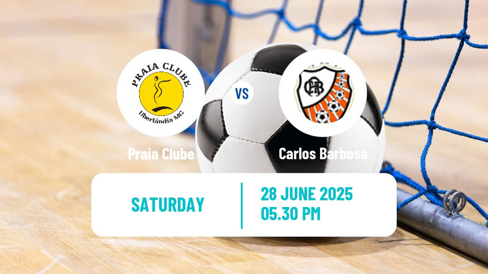 Futsal Brazilian Liga Futsal Praia Clube - Carlos Barbosa