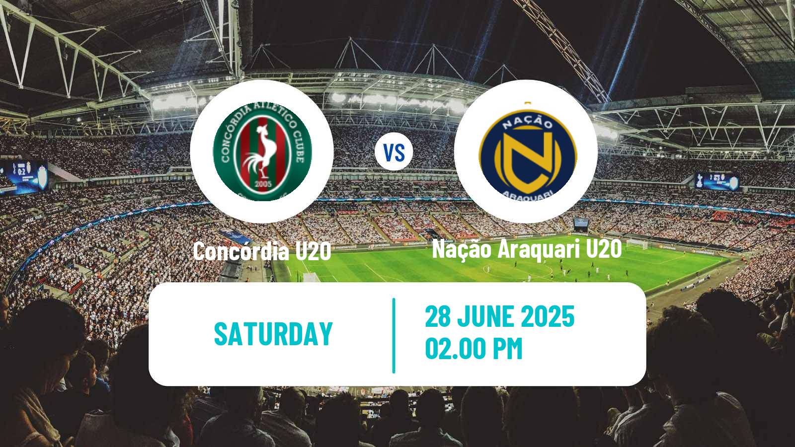 Soccer Brazilian Catarinense U20 Concórdia U20 - Nação Araquari U20