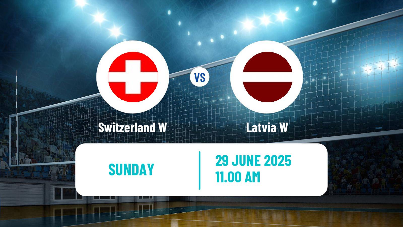 Volleyball Silver European League Volleyball Women Switzerland W - Latvia W