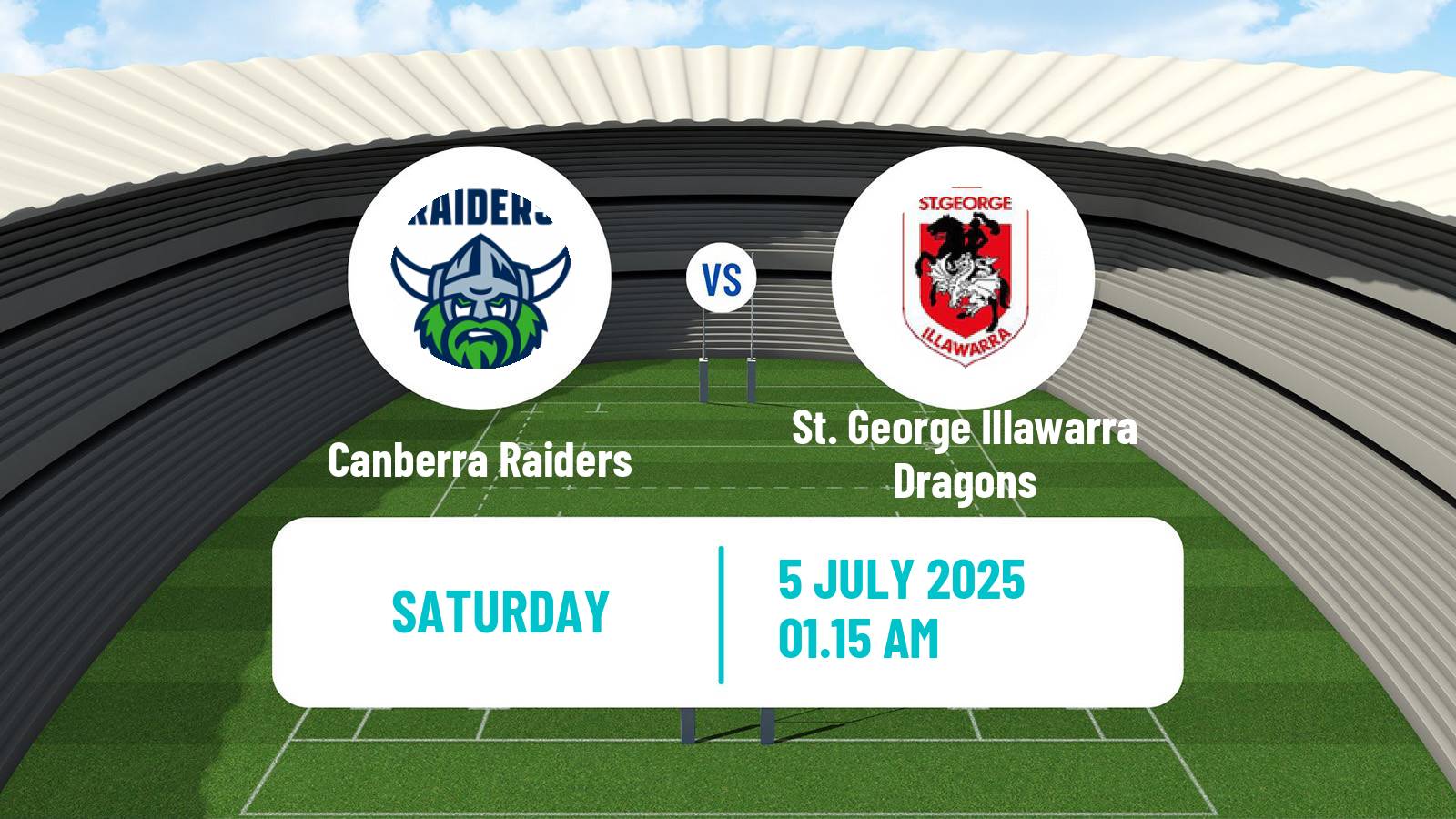 Rugby league Australian Premiership Rugby League Women Canberra Raiders - St. George Illawarra Dragons