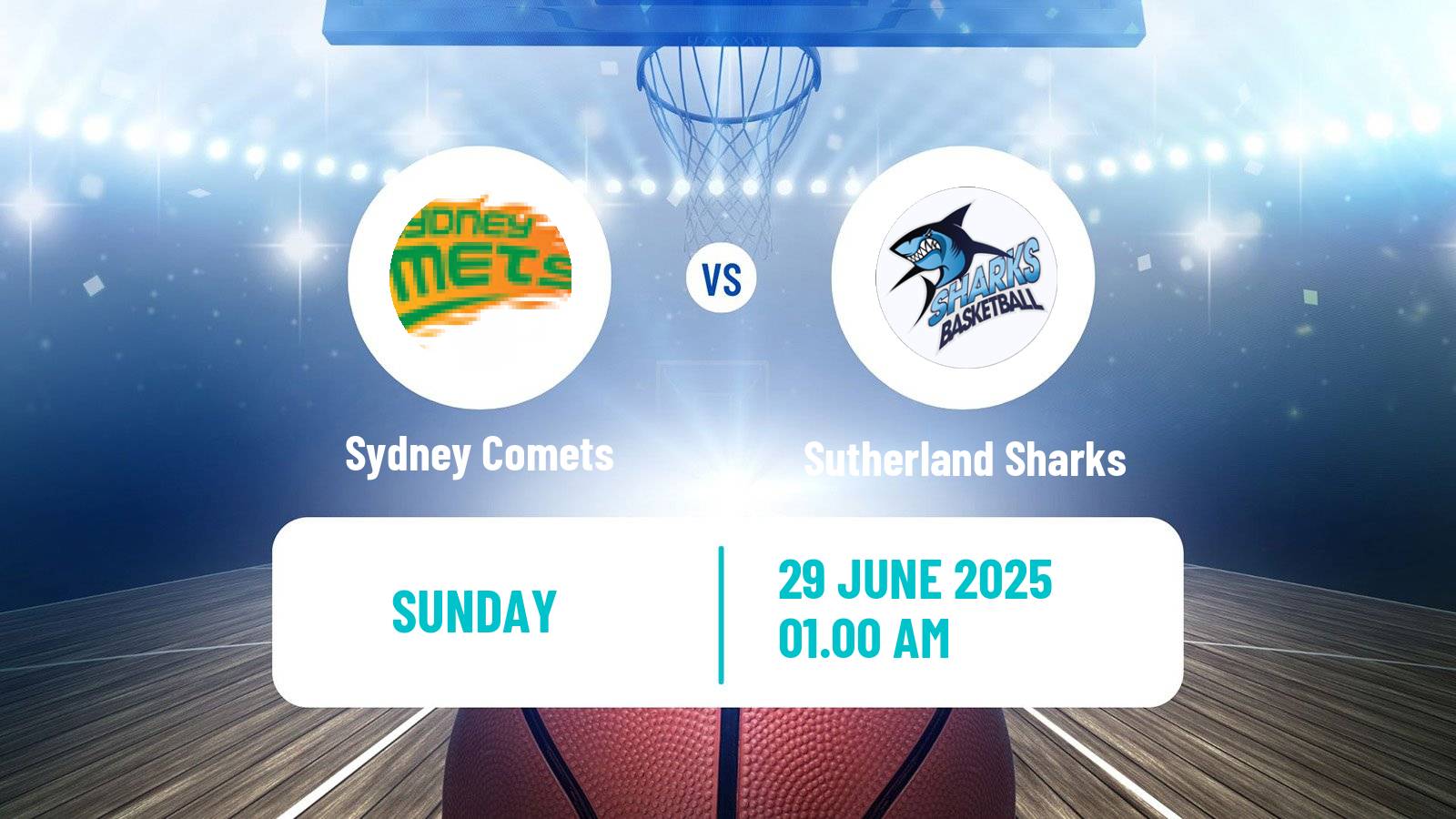 Basketball Australian NBL1 East Women Sydney Comets - Sutherland Sharks