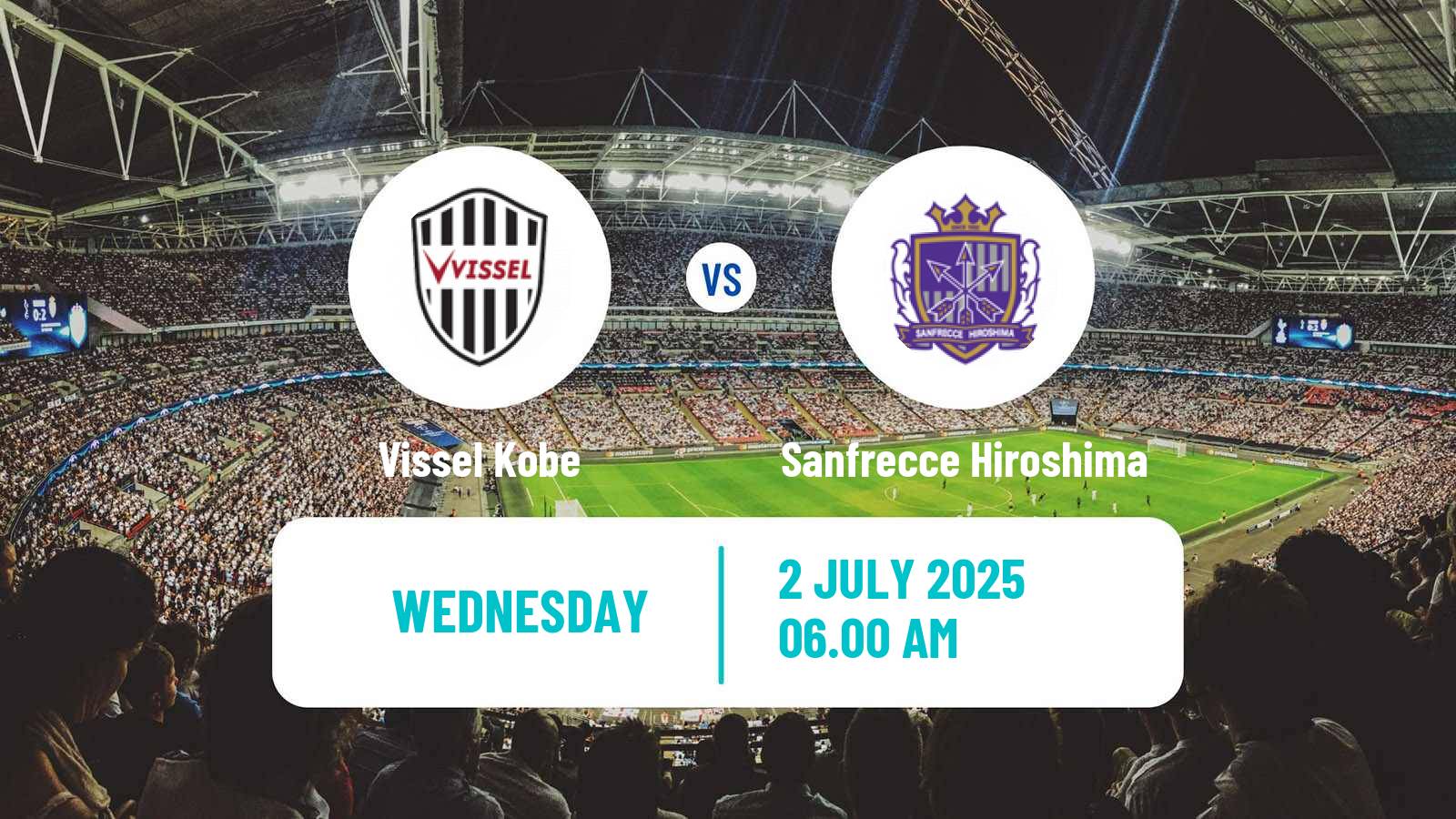 Soccer Japan J1 League Vissel Kobe - Sanfrecce Hiroshima