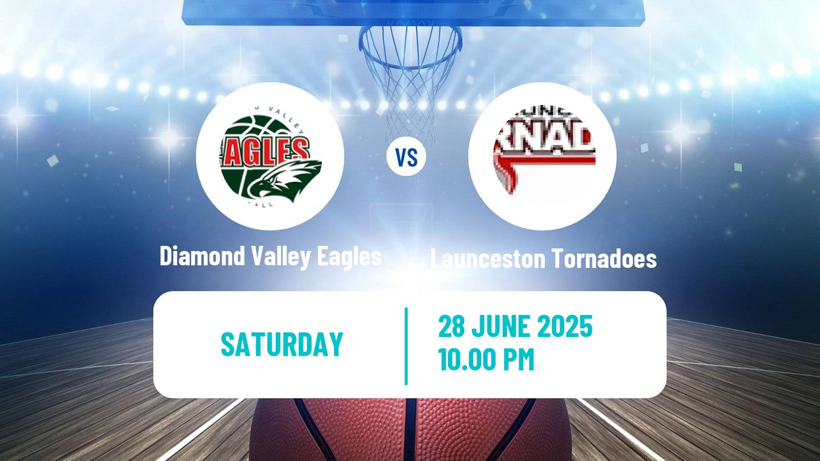 Basketball Australian NBL1 South Women Diamond Valley Eagles - Launceston Tornadoes