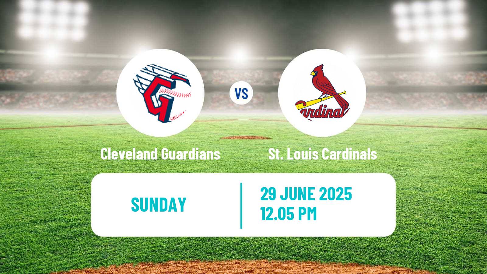 Baseball MLB Cleveland Guardians - St. Louis Cardinals