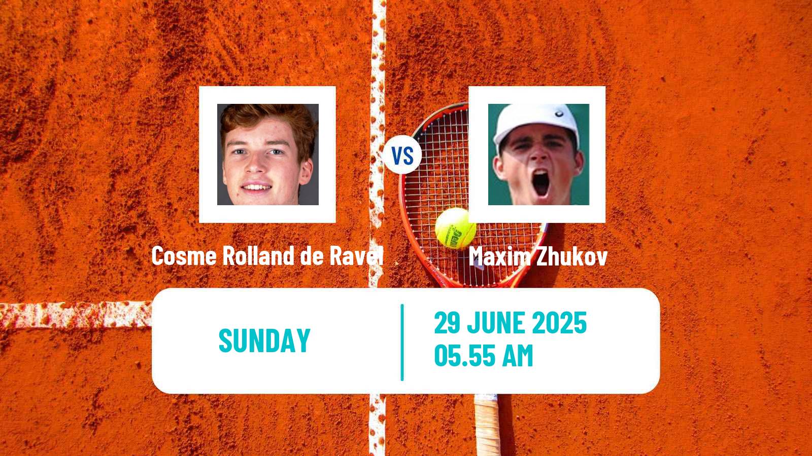 Tennis Troyes Challenger Men Cosme Rolland de Ravel - Maxim Zhukov