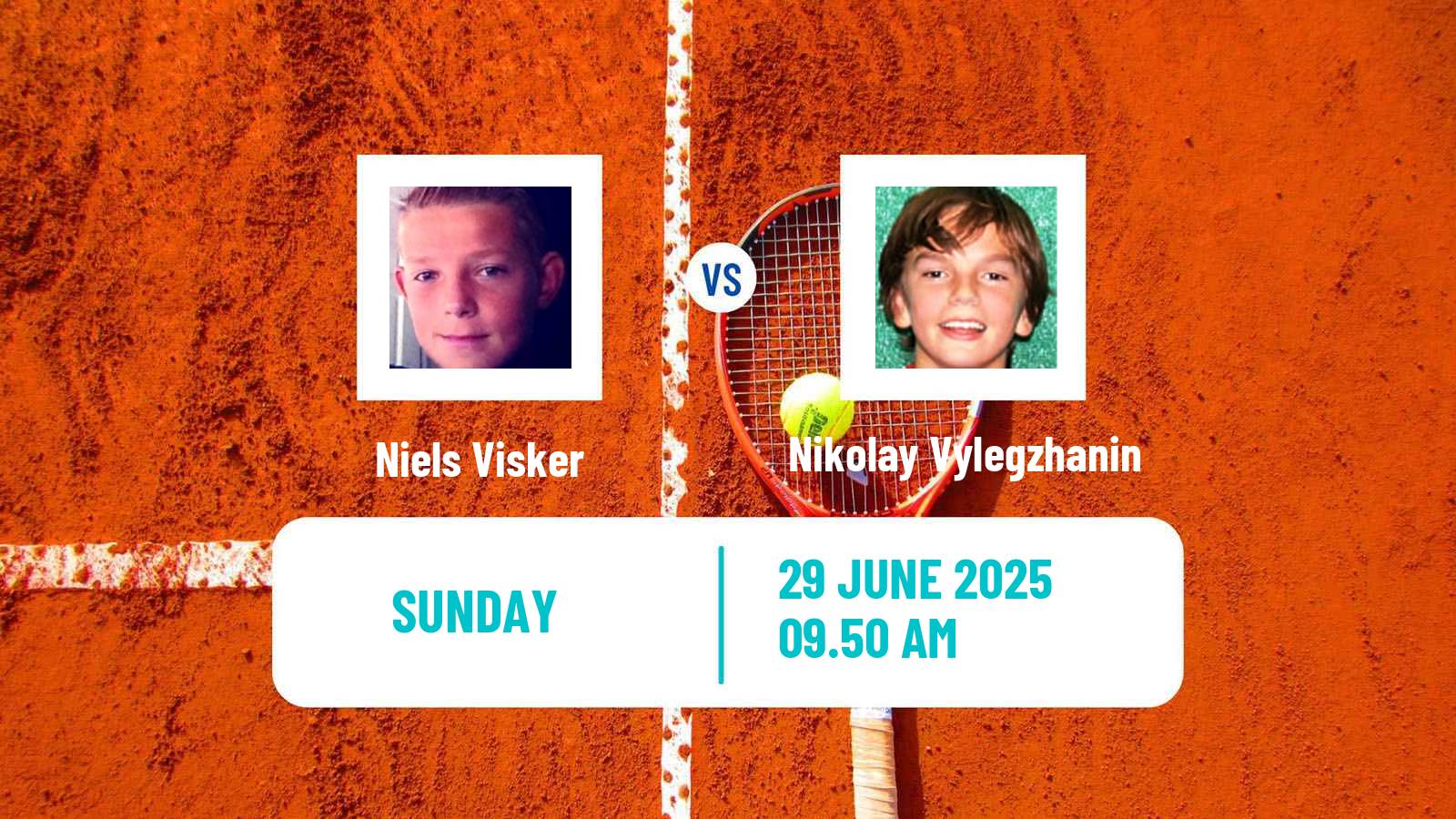 Tennis Troyes Challenger Men Niels Visker - Nikolay Vylegzhanin