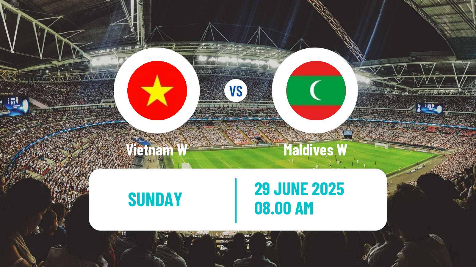 Soccer Asian Cup Women Vietnam W - Maldives W