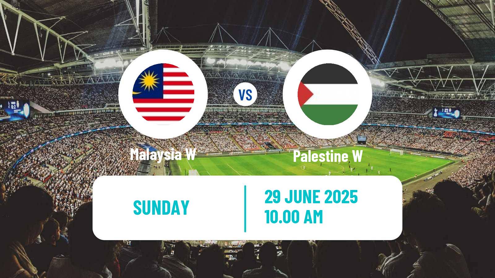 Soccer Asian Cup Women Malaysia W - Palestine W