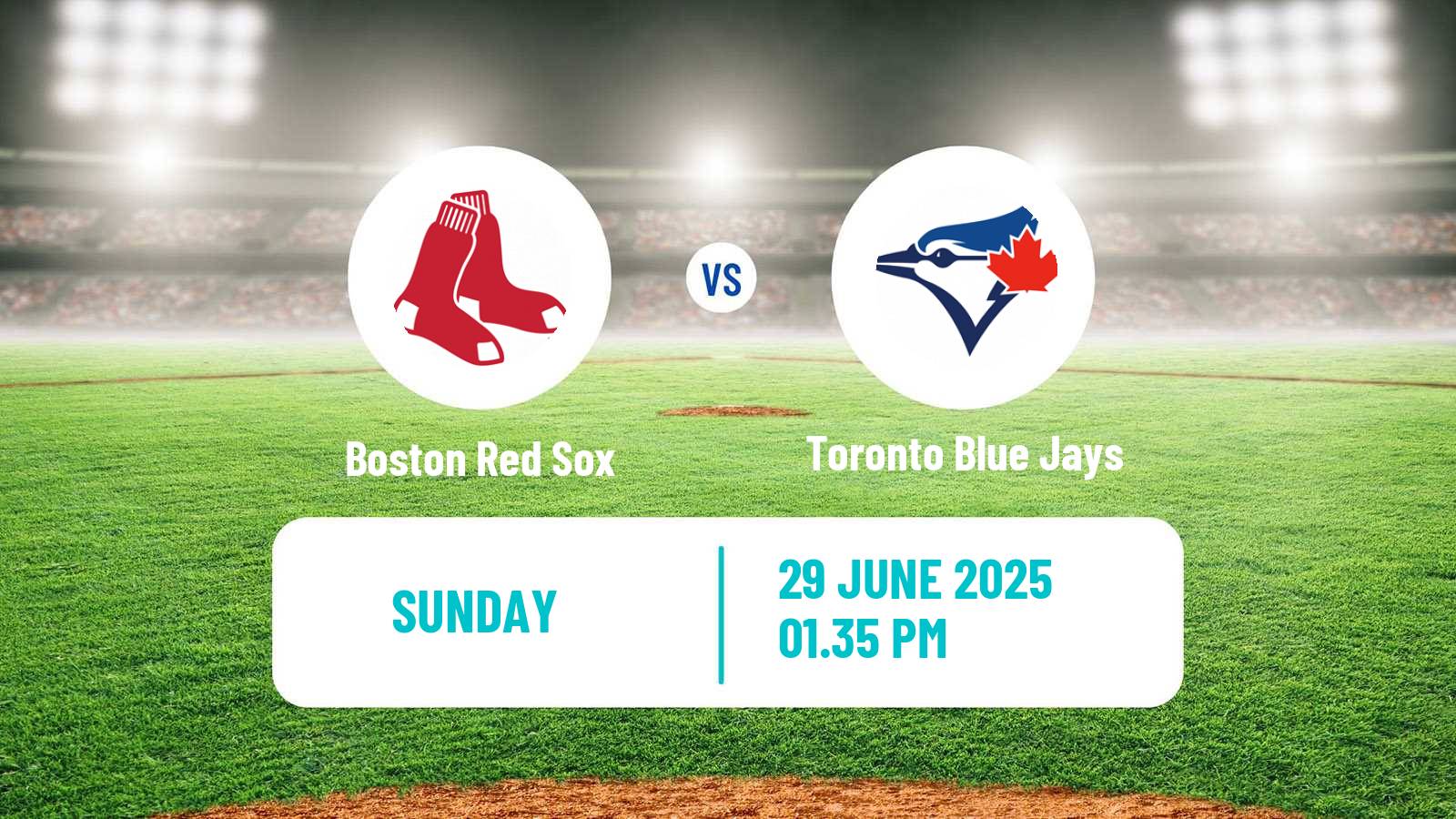 Baseball MLB Boston Red Sox - Toronto Blue Jays