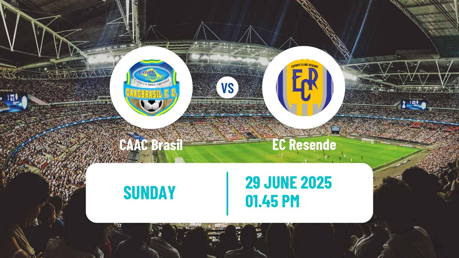 Soccer Brazilian Carioca C CAAC Brasil - EC Resende
