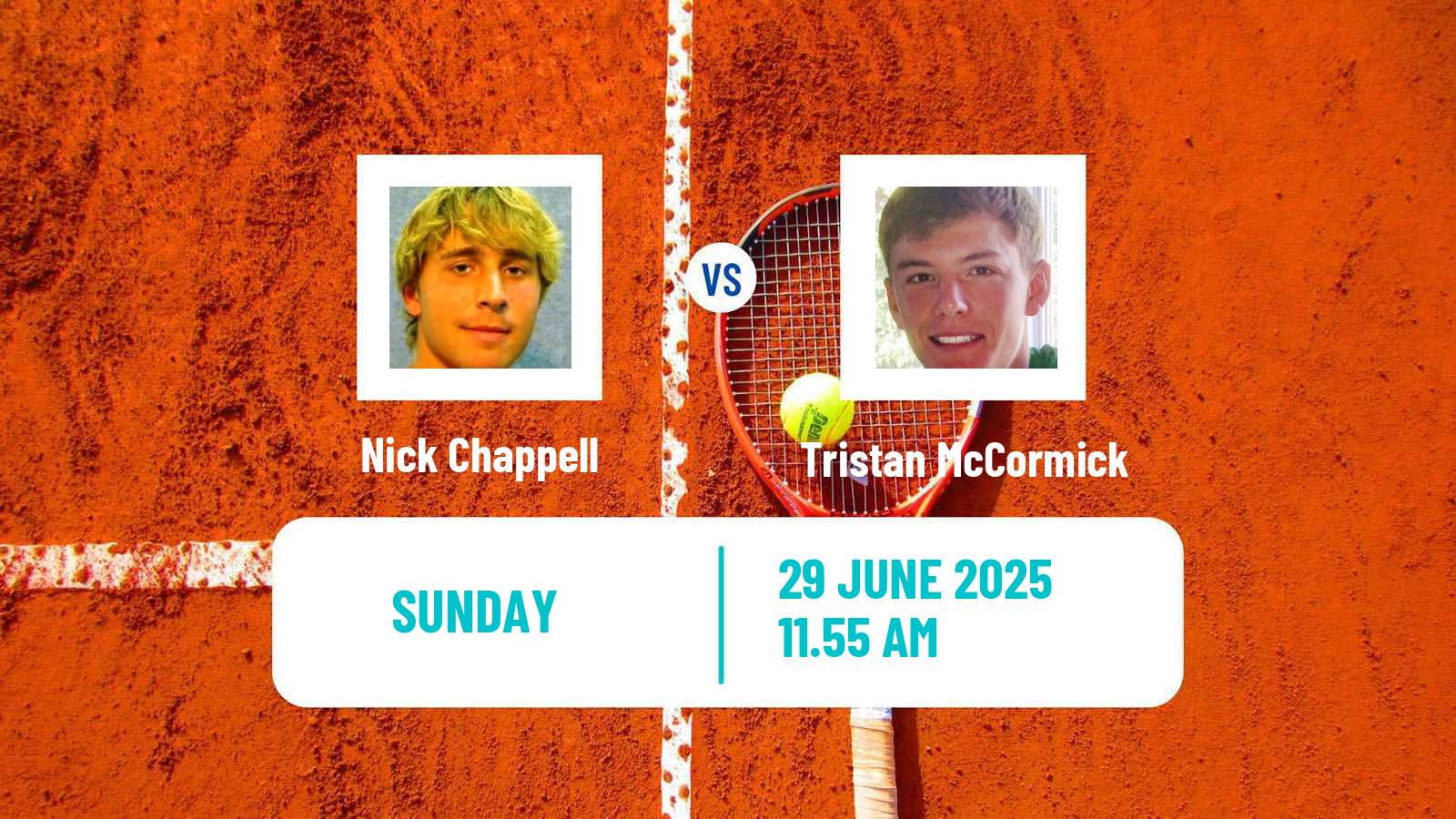 Tennis Cary Challenger Men Nick Chappell - Tristan McCormick