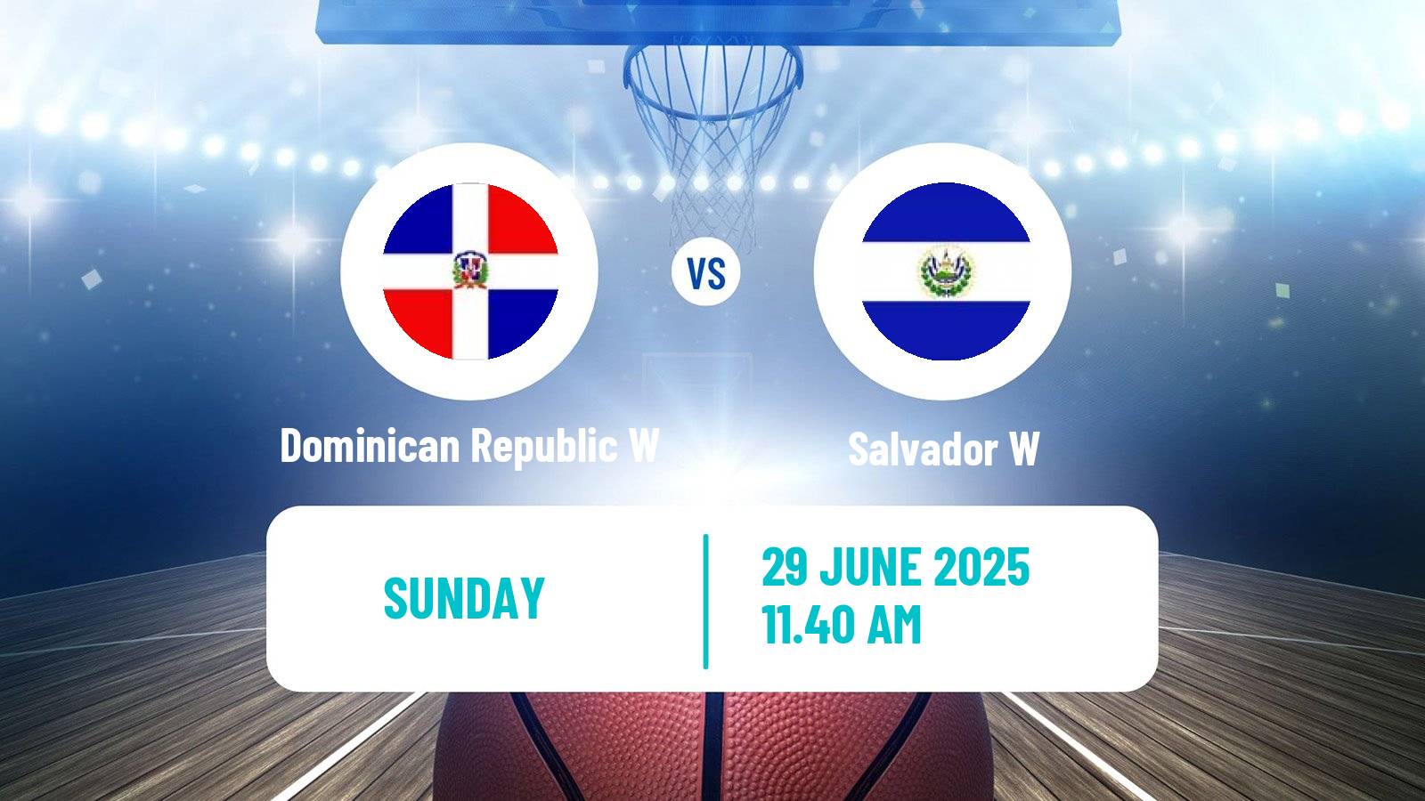 Basketball AmeriCup Basketball Women Dominican Republic W - Salvador W