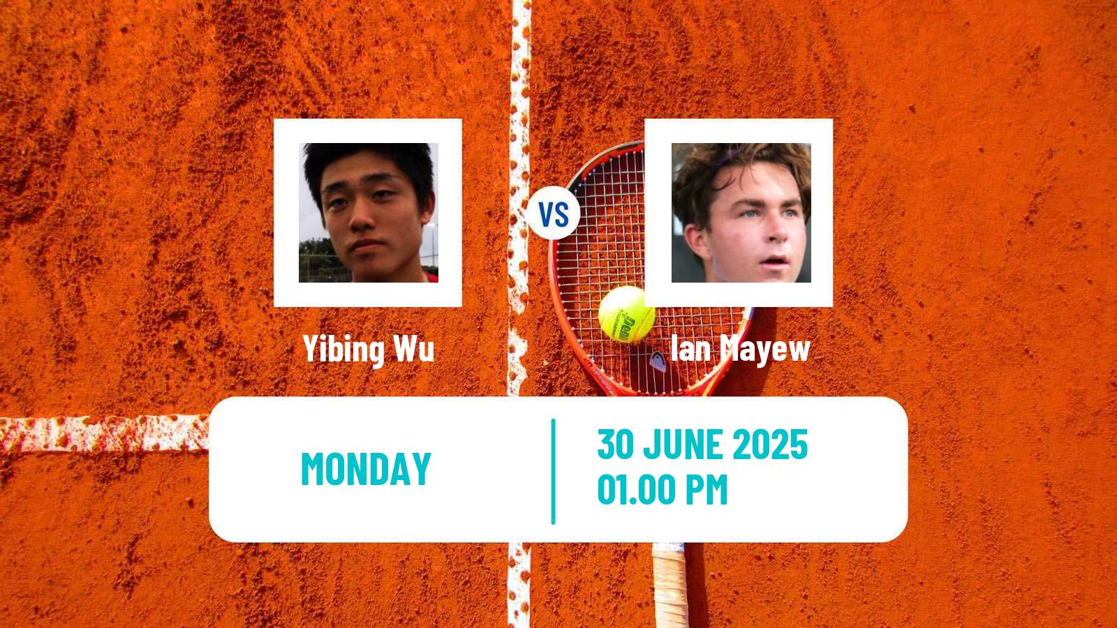 Tennis Cary Challenger Men Yibing Wu - Ian Mayew