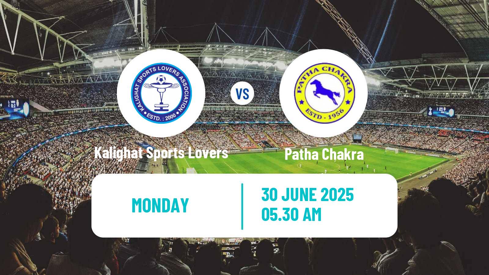 Soccer Calcutta Premier Division Kalighat Sports Lovers - Patha Chakra
