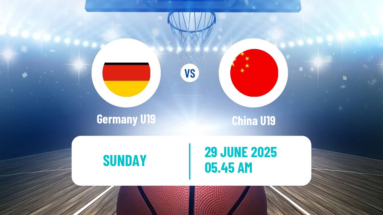 Basketball World Championship U19 Basketball Germany U19 - China U19