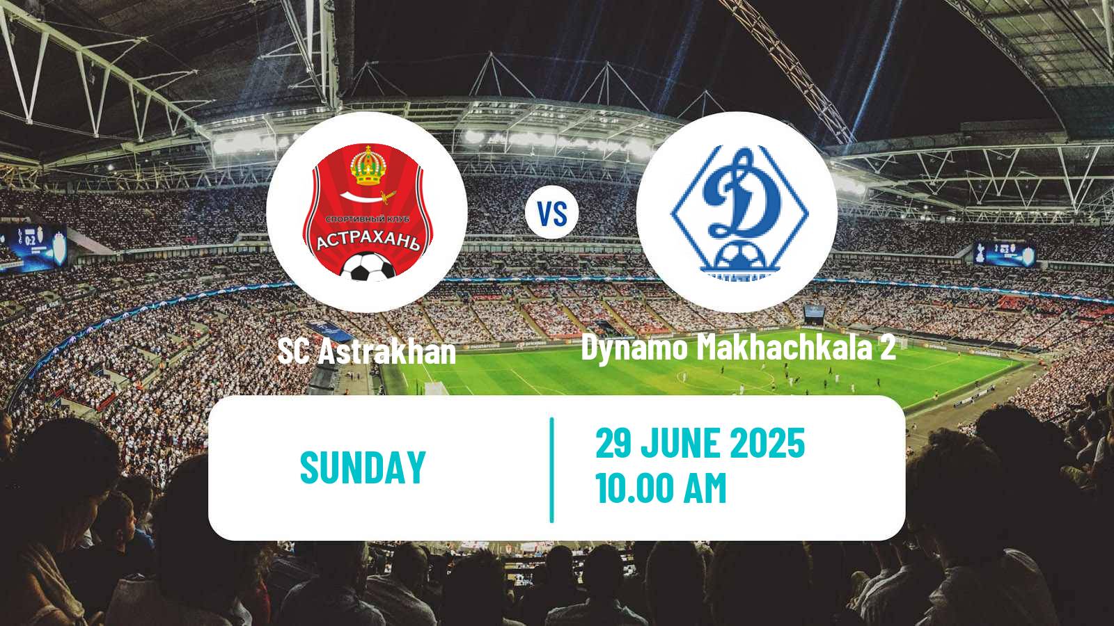 Soccer FNL 2 Division B Group 1 Astrakhan - Dynamo Makhachkala 2