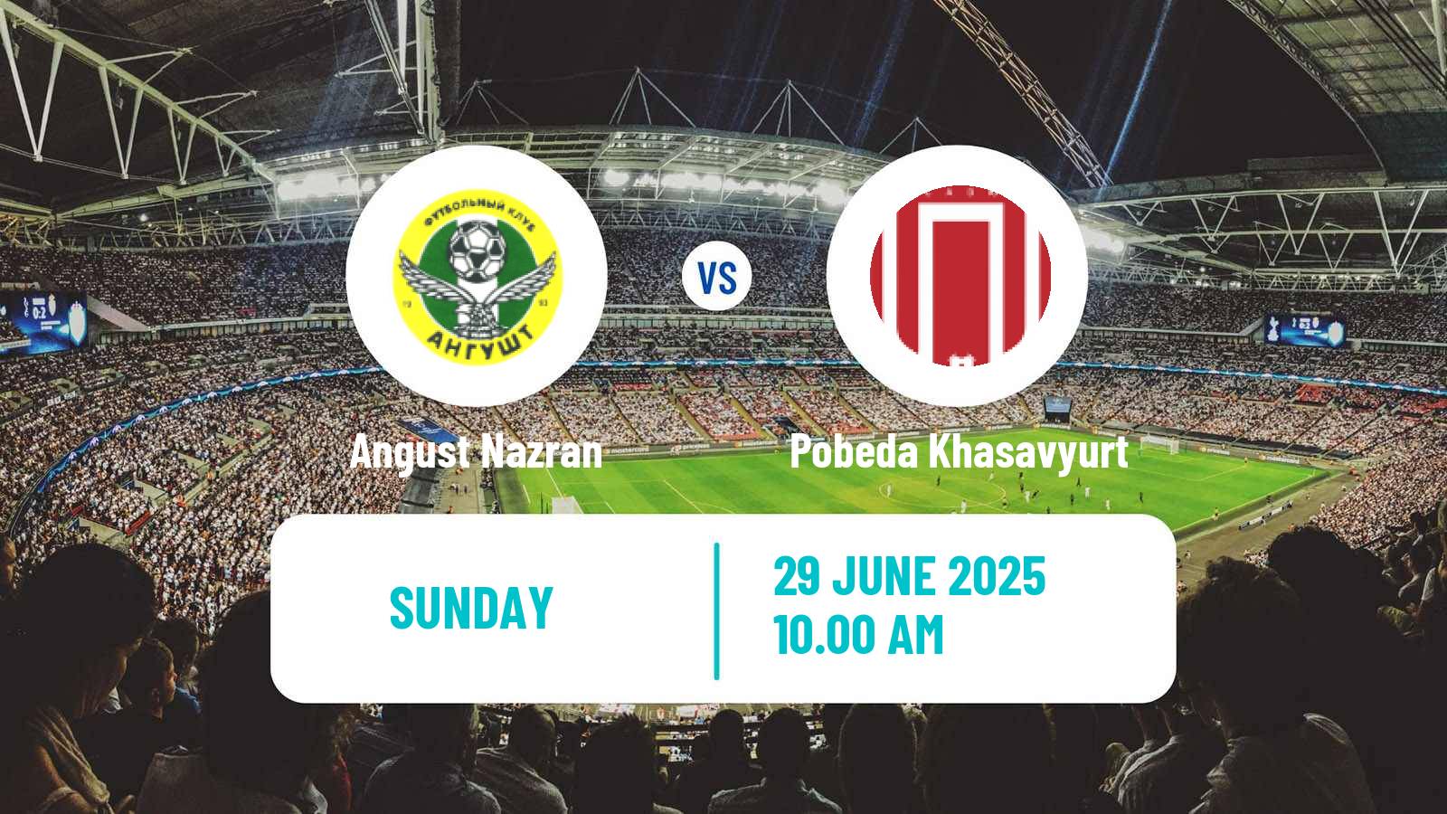 Soccer FNL 2 Division B Group 1 Angust Nazran - Pobeda Khasavyurt