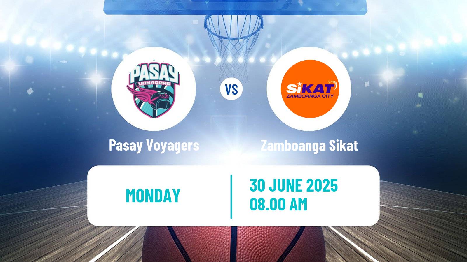 Basketball Philippines MBPL  Pasay Voyagers - Zamboanga Sikat