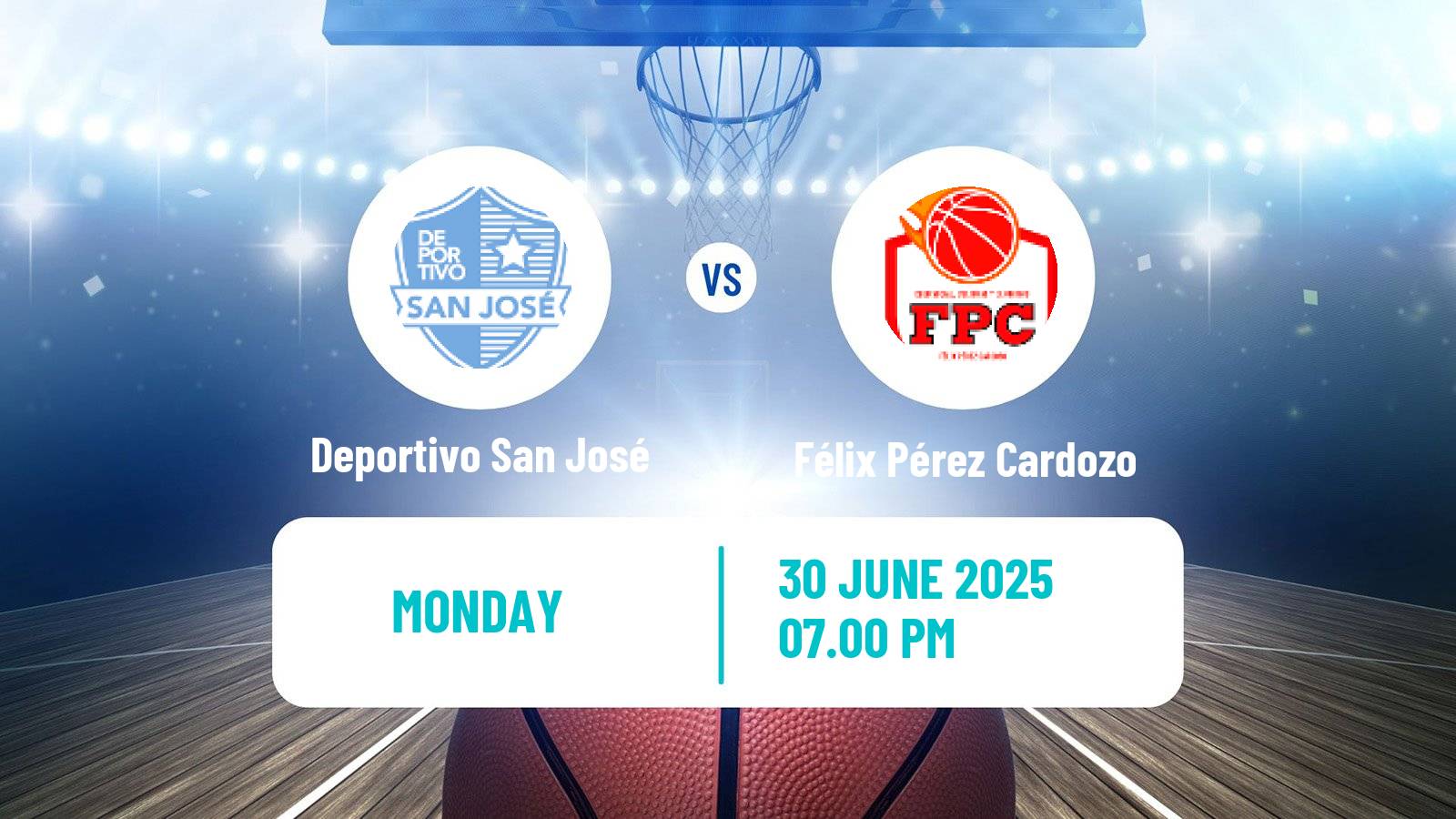 Basketball Paraguayan LNB Basketball Deportivo San José - Félix Pérez Cardozo