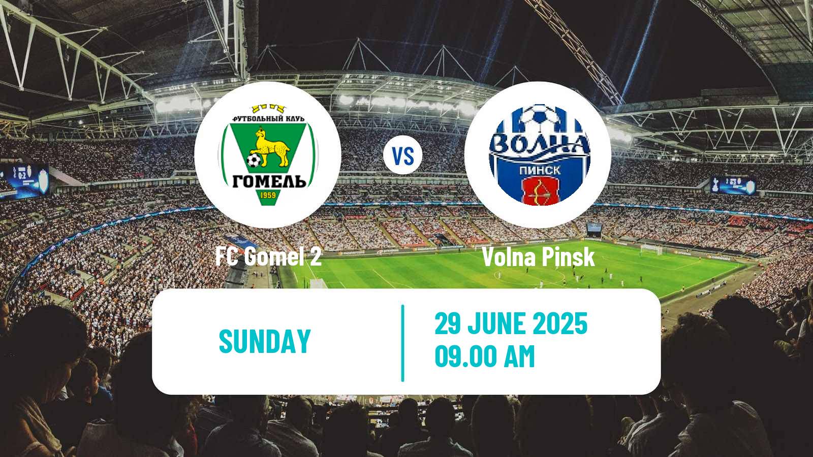 Soccer Belarusian Pershaya Liga Gomel 2 - Volna Pinsk
