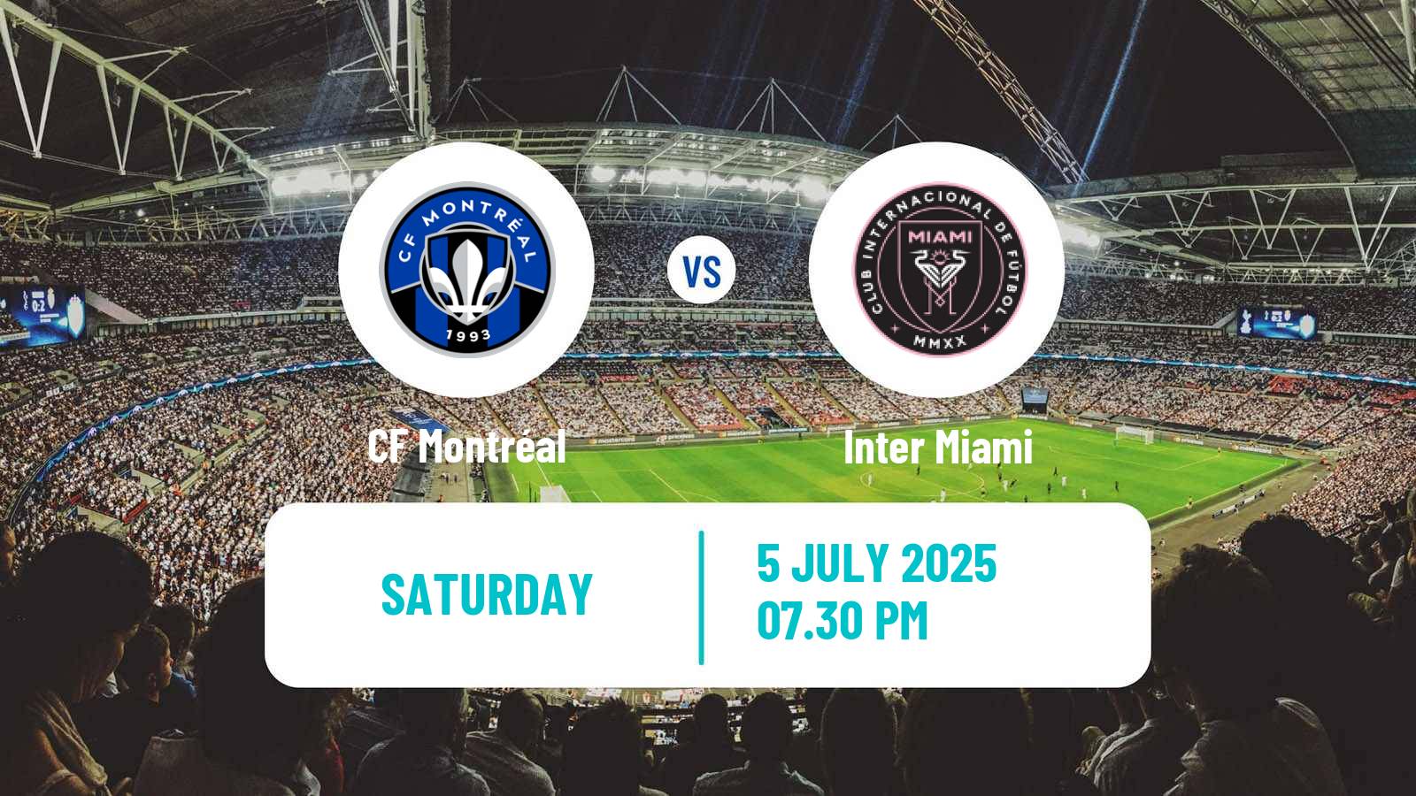 Soccer MLS CF Montréal - Inter Miami
