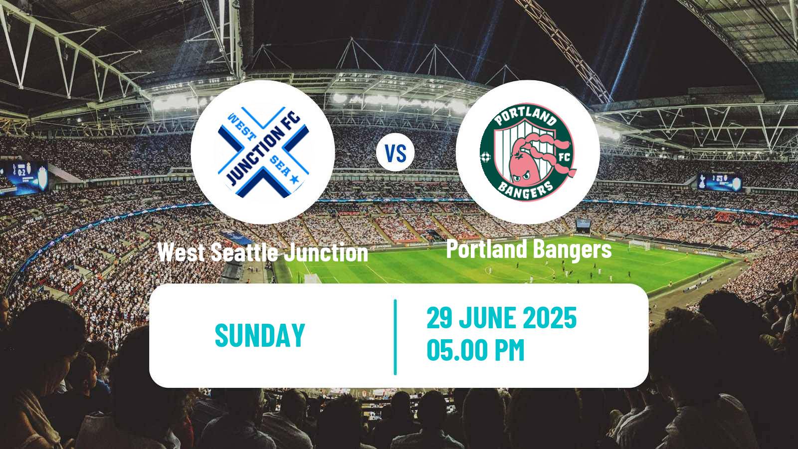 Soccer USL League Two West Seattle Junction - Portland Bangers