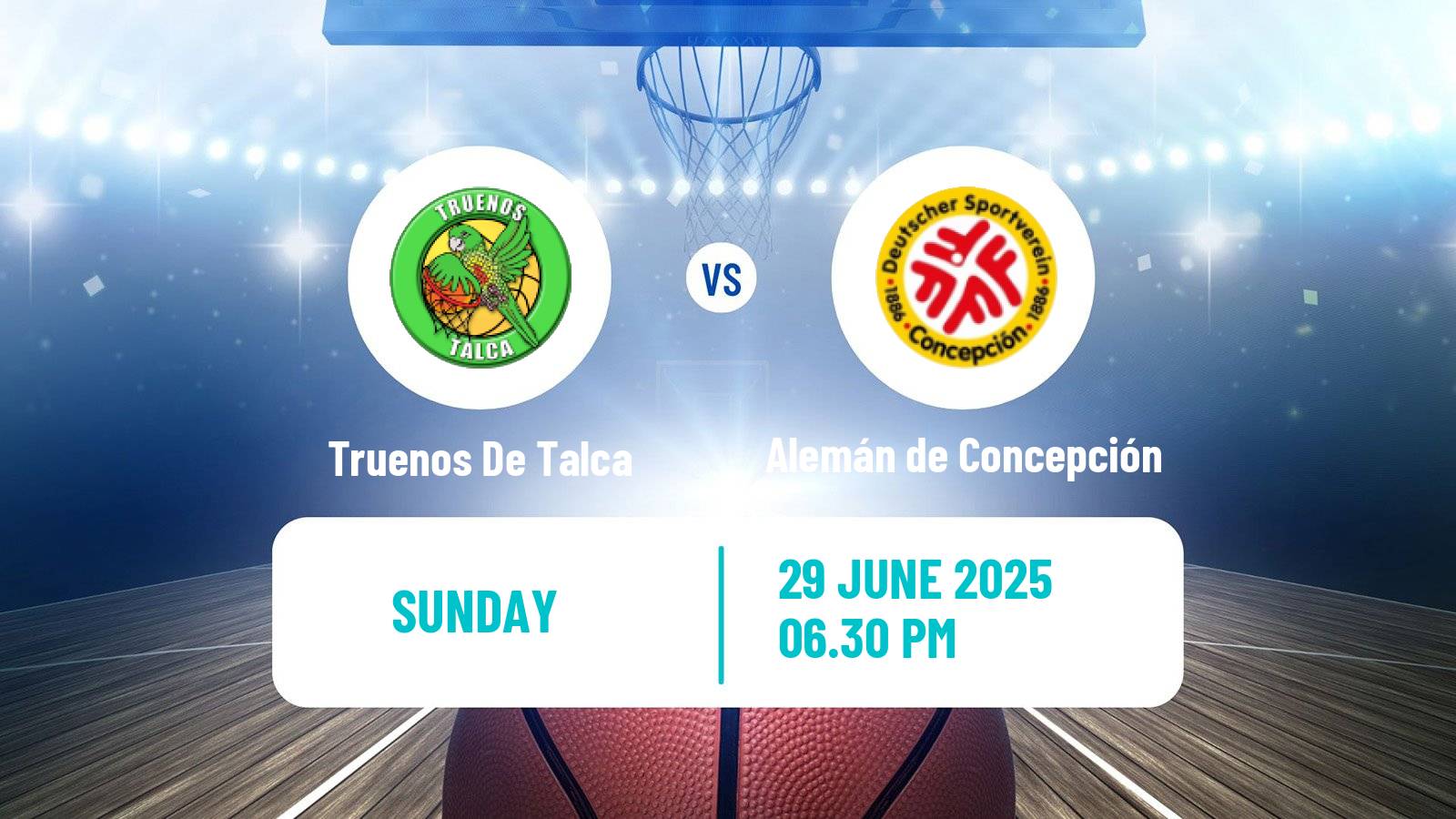 Basketball Chilean LNB 2 Truenos De Talca - Alemán de Concepción