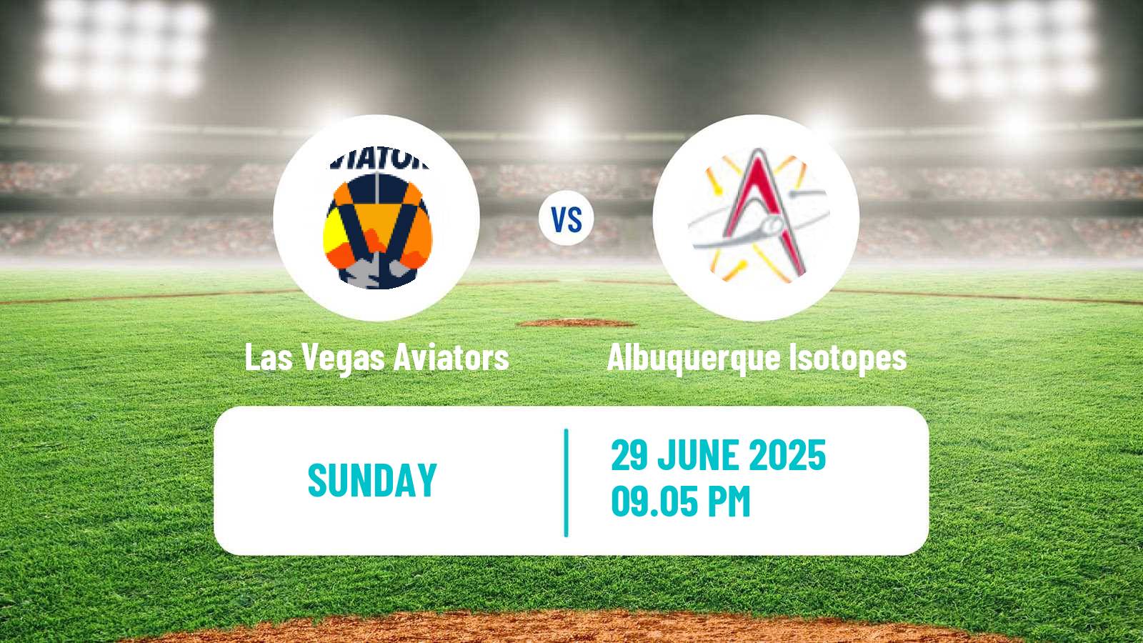 Baseball PCL Las Vegas Aviators - Albuquerque Isotopes