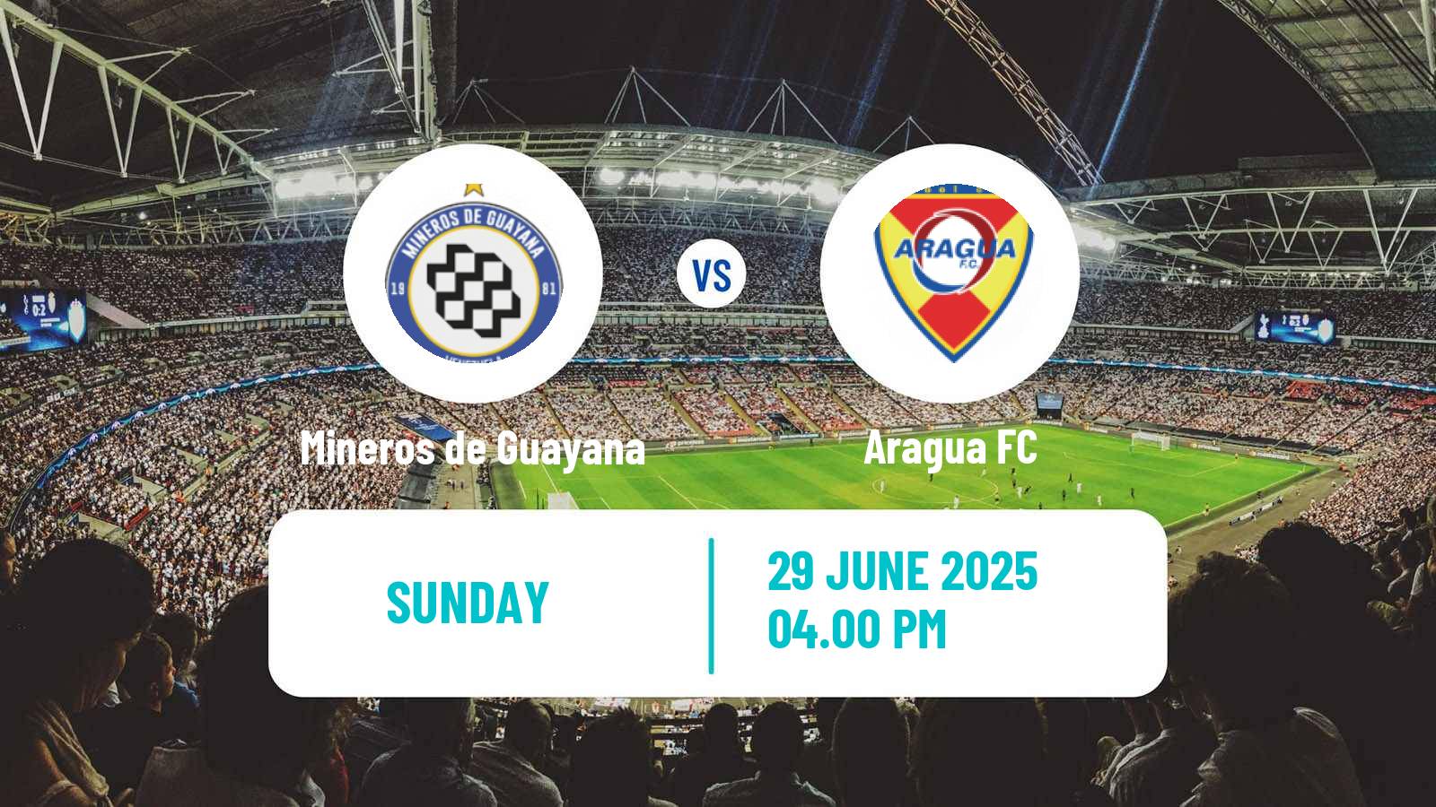 Soccer Venezuelan Segunda Division Mineros de Guayana - Aragua