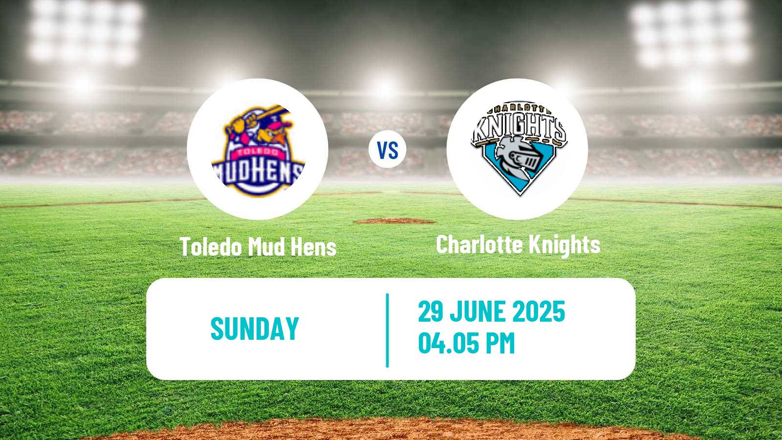 Baseball IL Toledo Mud Hens - Charlotte Knights